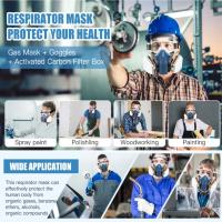 Máscara De Protección Respirable 7 En 1 / 16 En 1 7502 Para Pintura Y Spraying De Vapores Orgánicos Y Gas Químico Seguridad De Trabajo - details 5