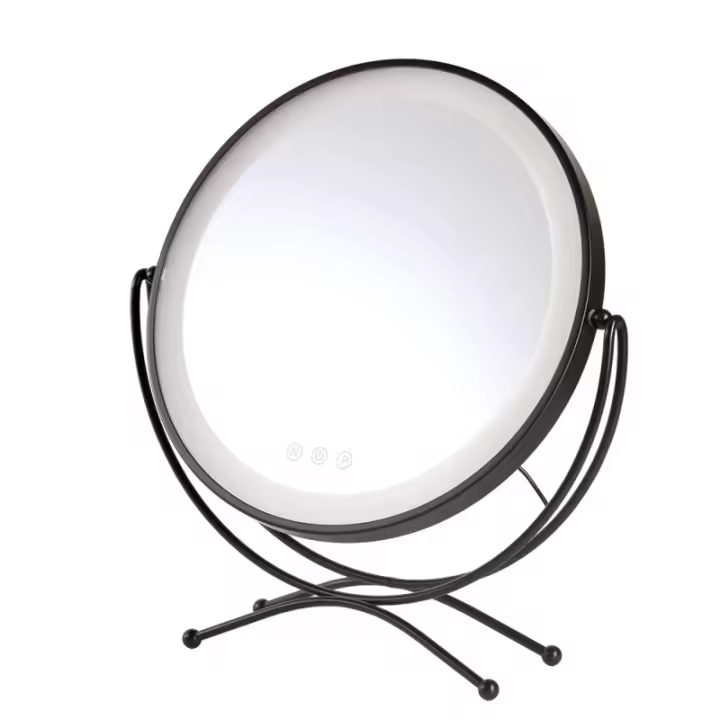 GreenIce | Espejo Iluminado Maquillaje LED 48x43Cm Negro 40.000H [SUN-KRS-430A-B - 1