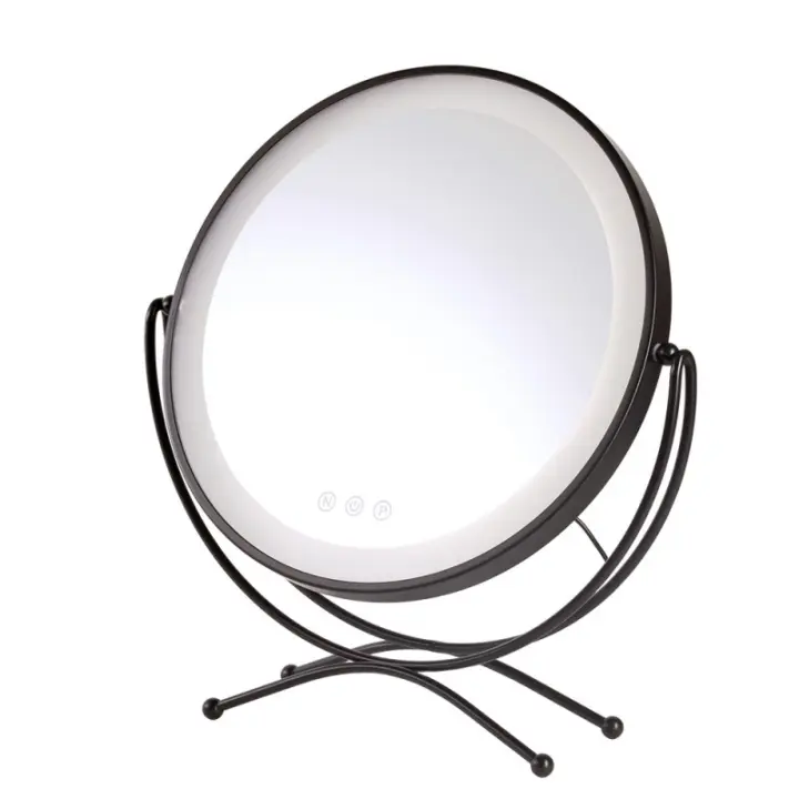 GreenIce | Espejo Iluminado Maquillaje LED 48x43Cm Negro 40.000H [SUN-KRS-430A-B - 1