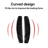 1Par De Frenos De Bicicleta Silenciosos Pads De Goma Universal Para Montaña Y Carretera V Brake Longevidad Alta Tamaño 70mm - details 5