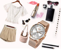 Reloj De Mujer LIGE Moda Ultrafino De Lujo Con Correa De Malla Cronógrafo Cuarzo Deportivo Casual Fecha Resistente Al Choque Manos Luminosas Agua Resistente - details 13