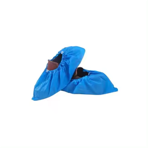 Cubrezapatos desechable de polietileno PP (Azul -100 Uds) - 1