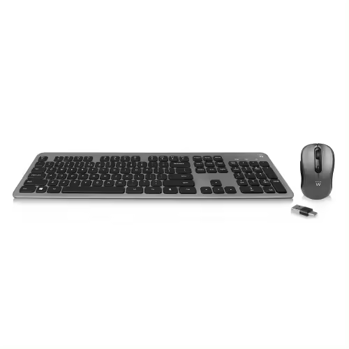 Ewent EW3272 teclado Ratón incluido RF inalámbrico QWERTY Español Negro - 1