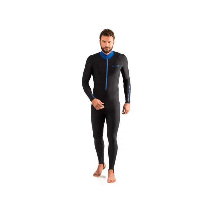 Skin 1mm Polyester Negro Neopreno Trajes Largos Cressi - 1