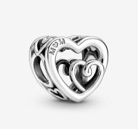 Charm Pandora Corazones Infinitos Entrelazados 790800C00 - details 0