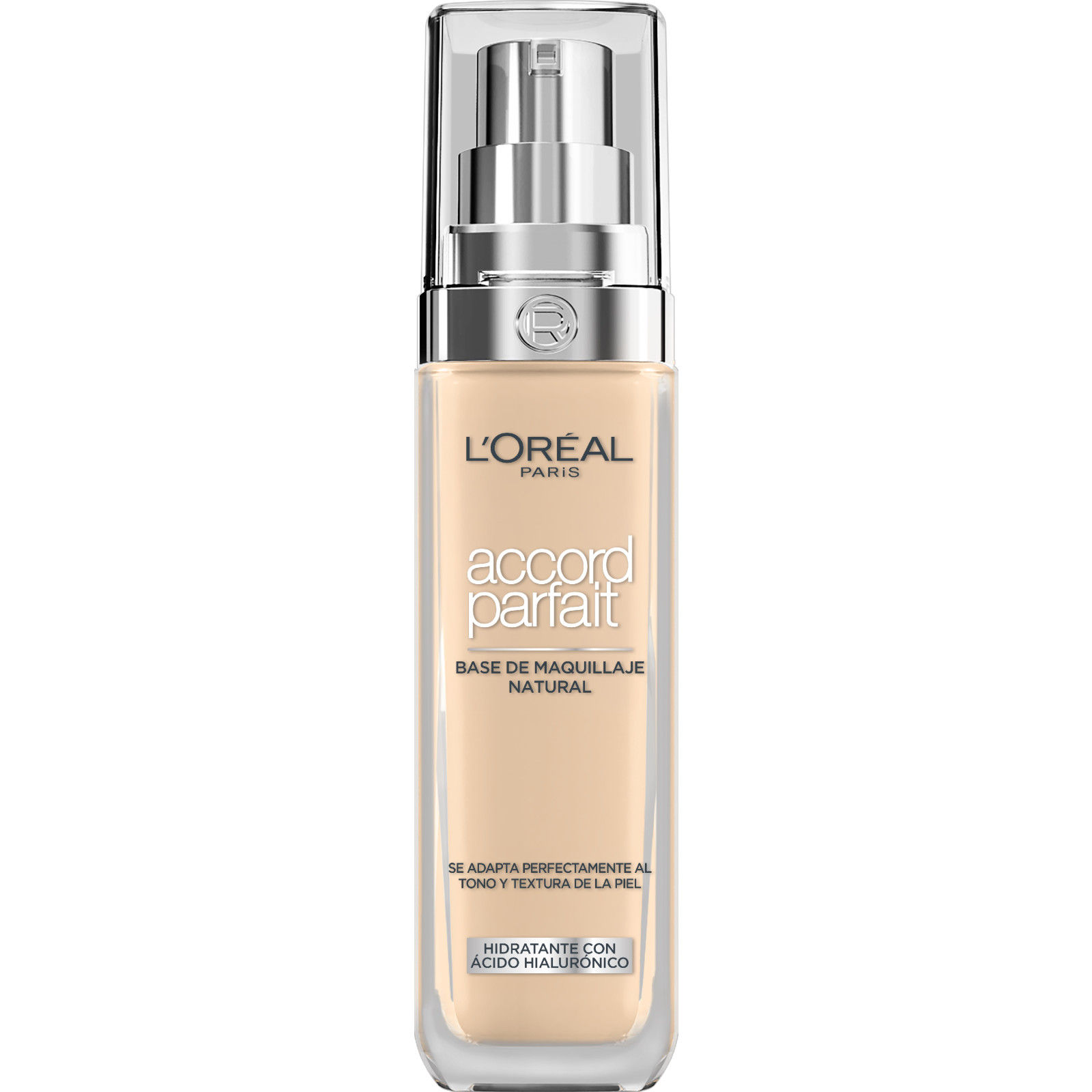 L'Oréal Paris | Accord Parfait base de maquillaje con ácido hialurónico, SPF20. 30ML