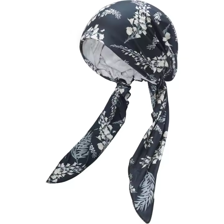 Gorro de quimioterapia de verano para mujer, turbante, pañuelo para la cabeza, tocado preatado - 1