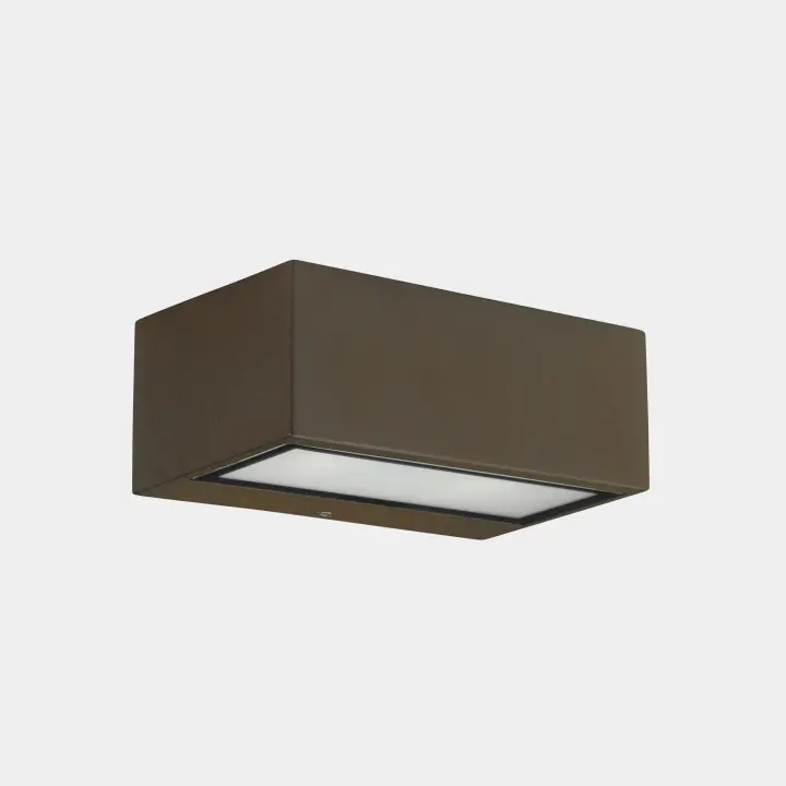 LEDS·C4 Aplique Ip66 Nemesis Aluminium 90*220Mm E27 15W Marrón - 1
