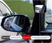 Espejo de DOT Ciego para Automóvil, Espejo retrovisor Convexo de gran angular giratorio de 360 ° - details 0