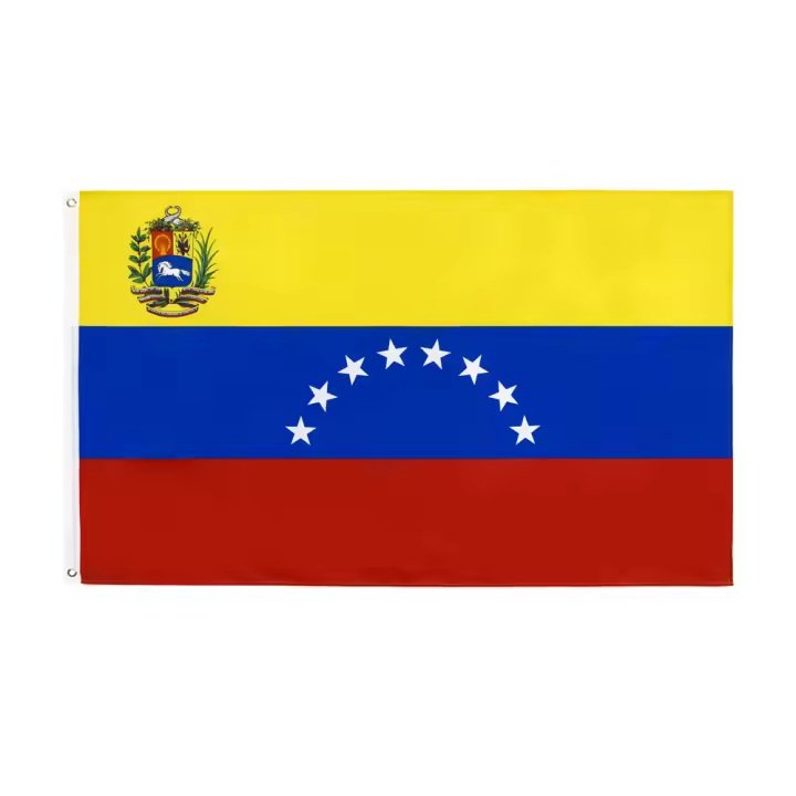 Bandeera De Venezuela 90X150 Cm Para Decoración En Interiores Y Exteriores Material Poliéster Estilo Colgante - 1