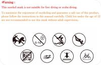 Nueva máscara de buceo de cara completa antivaho, máscara de natación con respiración, máscara de snorkel completamente seca - details 9