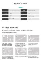 Tongwode Cepillo De Dientes Eléctrico Sonic IPX7 Impermeable Para Adultos Parejas Uso Doméstico Cerda Suave Reemplazable Con 6 Cabezas De Cepillo - details 11