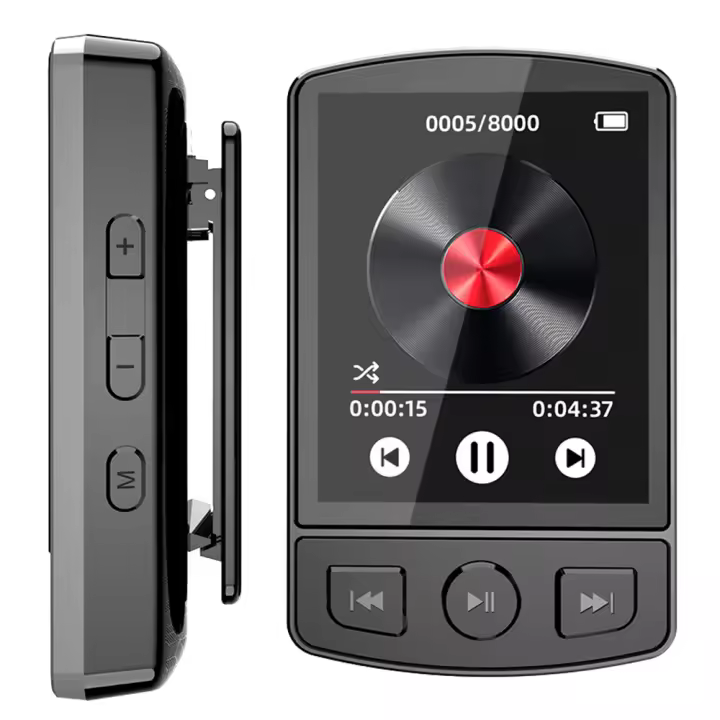 Reproductor MP3 Con BT5.0 Pantalla Digital Portátil Sonido Lossless Alta Calidad Grabación Estudiante Diseño Portátil - 1