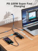 Lemorele Estación de Acoplamiento USB C para Monitores Triples,  Surface Laptop. Hub Multiport Tipo C Thunderbolt 3 con HDMI Dual 4K + Ethernet + 10Gbps - details 5