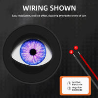 2pc Luz De Ojo De Diablos LED Dinámica Para Coche 3 Pulgadas Accesorio De 12V Kit De Lente De Proyector LED Para Coche - details 4
