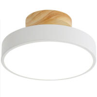 Lámpara De Techo LED En Madera Creativa Para Dormitorio Sala De Estar Pasillo Restaurante Iluminación Decorativa AC220V Instalación Fija - details 9