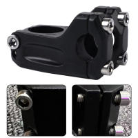Aluminio Negro Aluminio Aleación Manillar 25.4mm/22.2mm Longitud 60mm Accesorios Bicicleta Manillar Exterior Partes 1 Pcs 200g - details 5