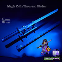 Blocs De Construcció Anime Luminosa De Las Sèptimes Espada Mágica De Mil Llums Regal d'Aniversari Blocs De Construcció Compatible Amb Lego ABS Unisex - details 0