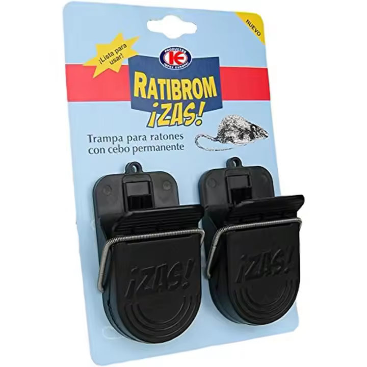 Trampas para ratones y ratas Zas, pack de 2 unidades Impex Europa - 1