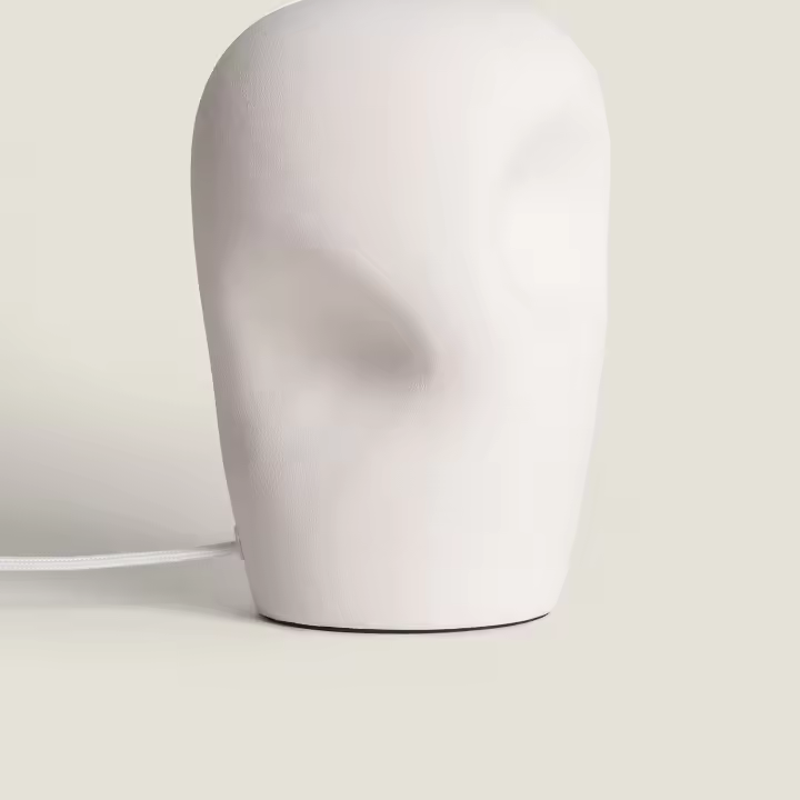Ledkia Lámpara de Mesa Cerámica Barta Blanco - 1