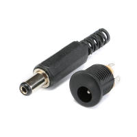 5Pares De Conector De Enchufe DC 5.5x2.1mm Hembra + Macho Para Panel De Montaje Con Cable De Soldadura Adaptador De Suministro De Energía 5.5x2.1mm - details 3