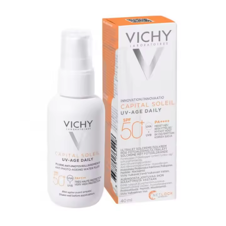 VICHY CAPITAL SOLEIL UV-AGE DAILY WATER SPF50+ 40 ML - 1