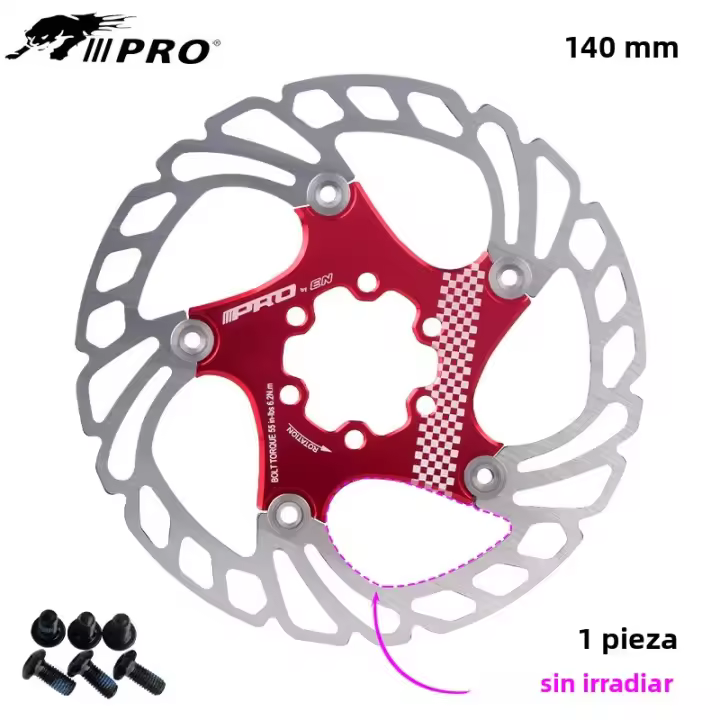 Rotor De Freno De Bicicleta MTB DH De 6 Pulgadas 160/180/203mm De Acero Para Cooling Disipación De Calor Pieza IIIPRO - 1