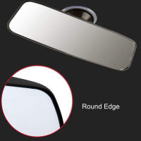 Espejo Retrovisor De Coche Universal 360 Grados Rotativos Ajustable Con Ventosa Accesorios De Decoración Para Vehículos - details 4