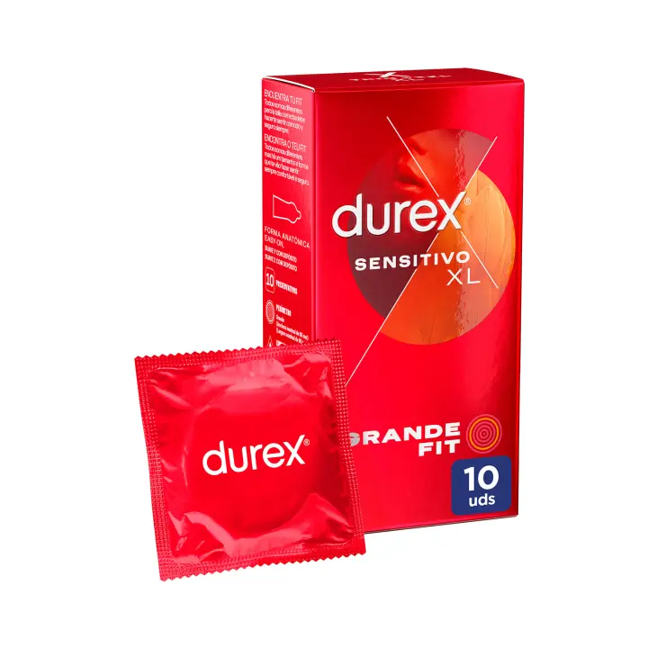 Durex - Preservativos Sensitivo Suave XL para Mayor Sensación Packs 10-20 condones para un sexo seguro - 1