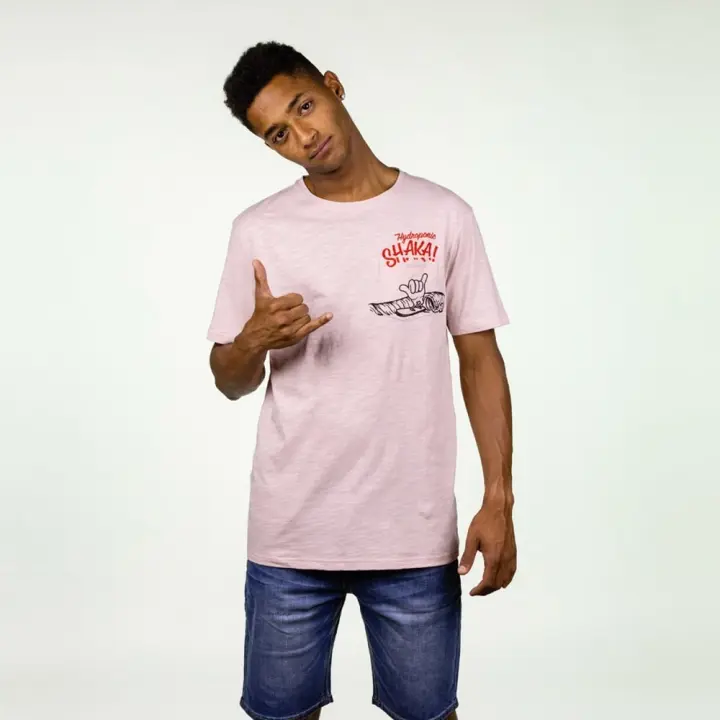 CAMISETA HYDROPONIC SHAKA MISTY ROSE - 1