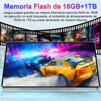 Tablet Android 2025, Versión Global, 14 Núcleos,Nueva Red, 20000mAh,16GB + 1TB, 10,1 Pulgadas, Android 13,0, Wifi - details 8