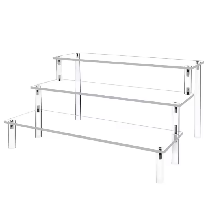 Soporte De Perfume De 4 Niveles En Acrílico Transparente 30CM Estante De Exhibición Para Juguetes Y Joyería Para Decoración/Organización - 1
