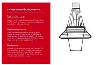Vileda | Tendedero Extensible Infinity Flex Ultimate | Alas laterales y varillas gruesas extensibles XXL | Montaje súper fácil y rápido | Hasta 30 metros de longitud de tendido I  Menos marcas en la ropa I Color Negro - details 0