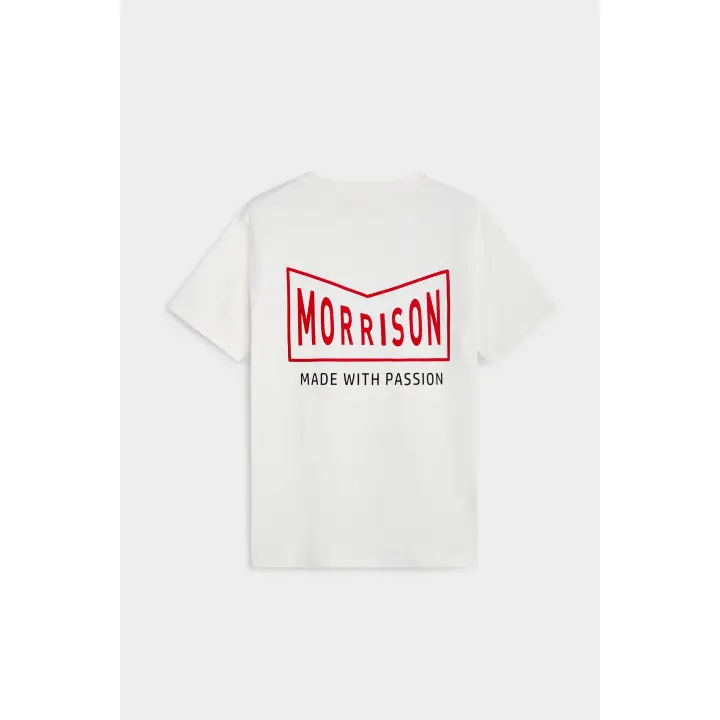 Box White Tee     Camiseta Morrison Hombre y Mujer - 1