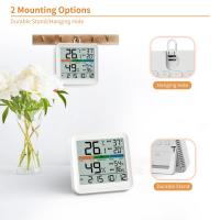 Gauge De Temperatura Y Humedad Digital LCD Sensor Meteorológico Para Interior Estación Meteorológica Para El Hogar Medidor De Temperatura Y Humedad - details 4