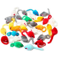 Juguetes Para Gatos Interactivos Con Rattler Ratón Y Gato De Peluche Falso Con Nepenthe Prelleno Juego De Persecución Para Gatos Domésticos Interiores - details 2