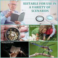 Lupa Iluminada, Lupa de mano de gran augmentation 30x, Lupa Para Leer Libros con 12 LEDs - details 3