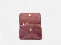 Cartera Elegante de Cuero Granulado，monedero Para Mujer - Ultra Ligera, Suave y Práctica con Textura Moderna | 2 Compartimentos + Bolsillo con Cremallera | Estilo Atrevido y Juvenil, Varios Colores - details 8