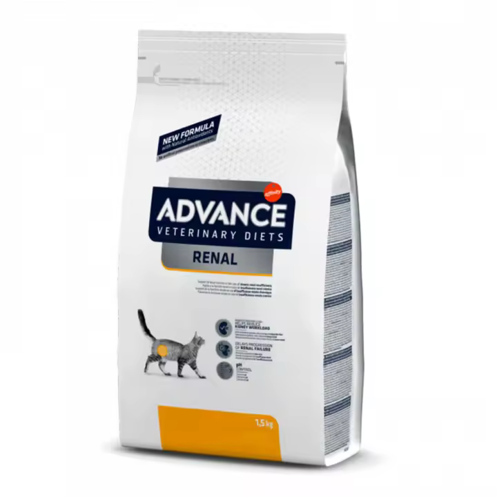 Advance Veterinary Diets Renal Pienso Para Gatos 1,5kg - Para Gatos con Insuficiencia Renal - 1