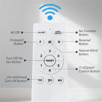 Ventilador de techo WOOX 40" 2 en 1 con luz LED, control remoto, 5 aspas ABS, 6 velocidades, temporizador, reversa, luz cálida/fría regulable, ideal para dormir, estudiar y cuidar niños - details 8