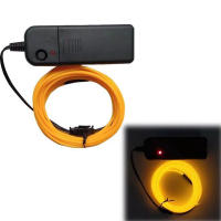 Cable De Hilo EL Glowing LED Para Fiestas Navidad Danza DIY Costumbres Ropa Decoración De Coche Luz Flexible Prenda - details 11