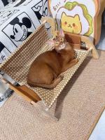 Cama De Gato De Verano Con Almohadilla Refrescante Sofá Resistentes Al Desgaste Rattan Silla De Descanso Casa De Perro Casa De Gato Hogar Para Mascotas - details 2