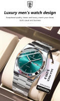 Reloj De Pulsera De Cuarzo Para Hombre POEDAGAR Lujo Deportivo Resistente Al Agua Con Manos Luminosas Fecha Día De La Semana Acero Inoxidable Reloj Masculino Con Caja - details 8