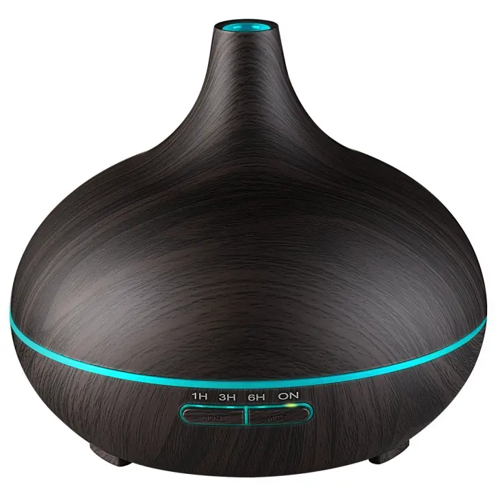 Humidificador Ultrasónico Aromaterapia 300ml con Lus LED y Temporizador - 1