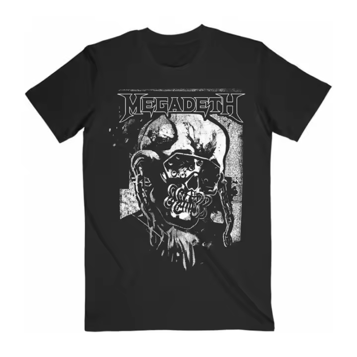 MEGADETH  Hi-Con Vic Camiseta  Tee black Official MEGATS02MB - 1