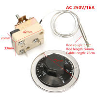 Controlador De Temperatura Rotativo Termostato AC 250V 16A Dial 50 a 300 Grados Celsius Interruptor De Control De Temperatura Para Horno Eléctrico - details 0