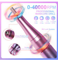Set De Pulidora De Uñas Eléctrica Profesional 40000 Rpm Máquina Portátil Para Hogar Y Salón De Belleza Herramienta De Manicura - details 1