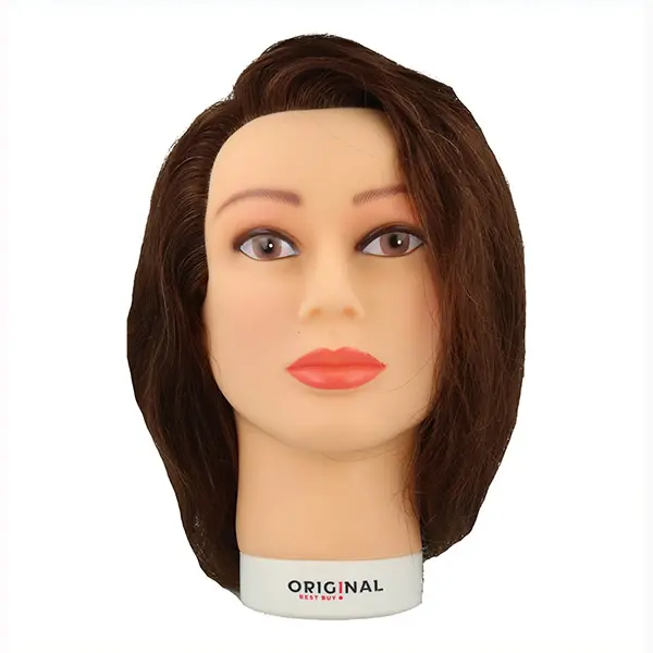 Sinelco Cabeza De Maniquí Valeska 40Cm (0030221) Cabello Humano - 1