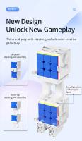 ECube MoYu Meilong Cubo Mágico Profesional 2x2 3x3 4x4 5x5 Con Y Sin Magnetismo Puzzle Para Niños De Plástico Certificación CE - details 4