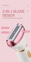 Epilador Eléctrico Para Mujer 4 En 1 Trimmer De Cabello Painless Portátil Adecuado Para Axilas Piernas Brazos Cara Y Barba - details 4